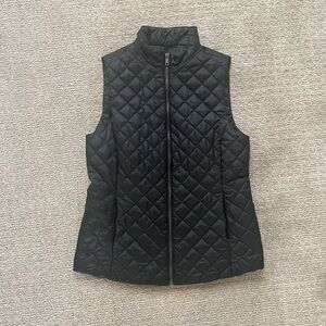 Banana Republic Black Quilted Vest